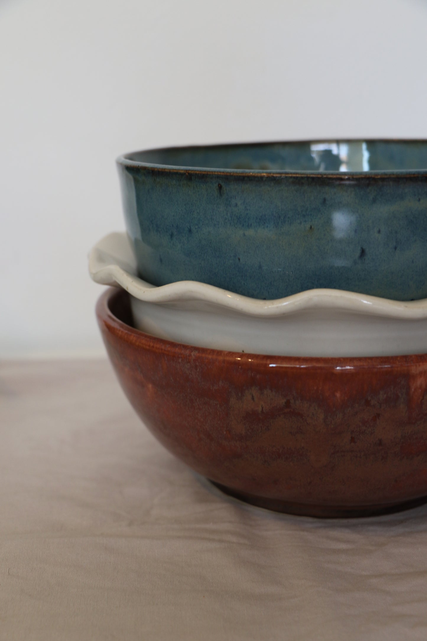 Large White Serving Bowl