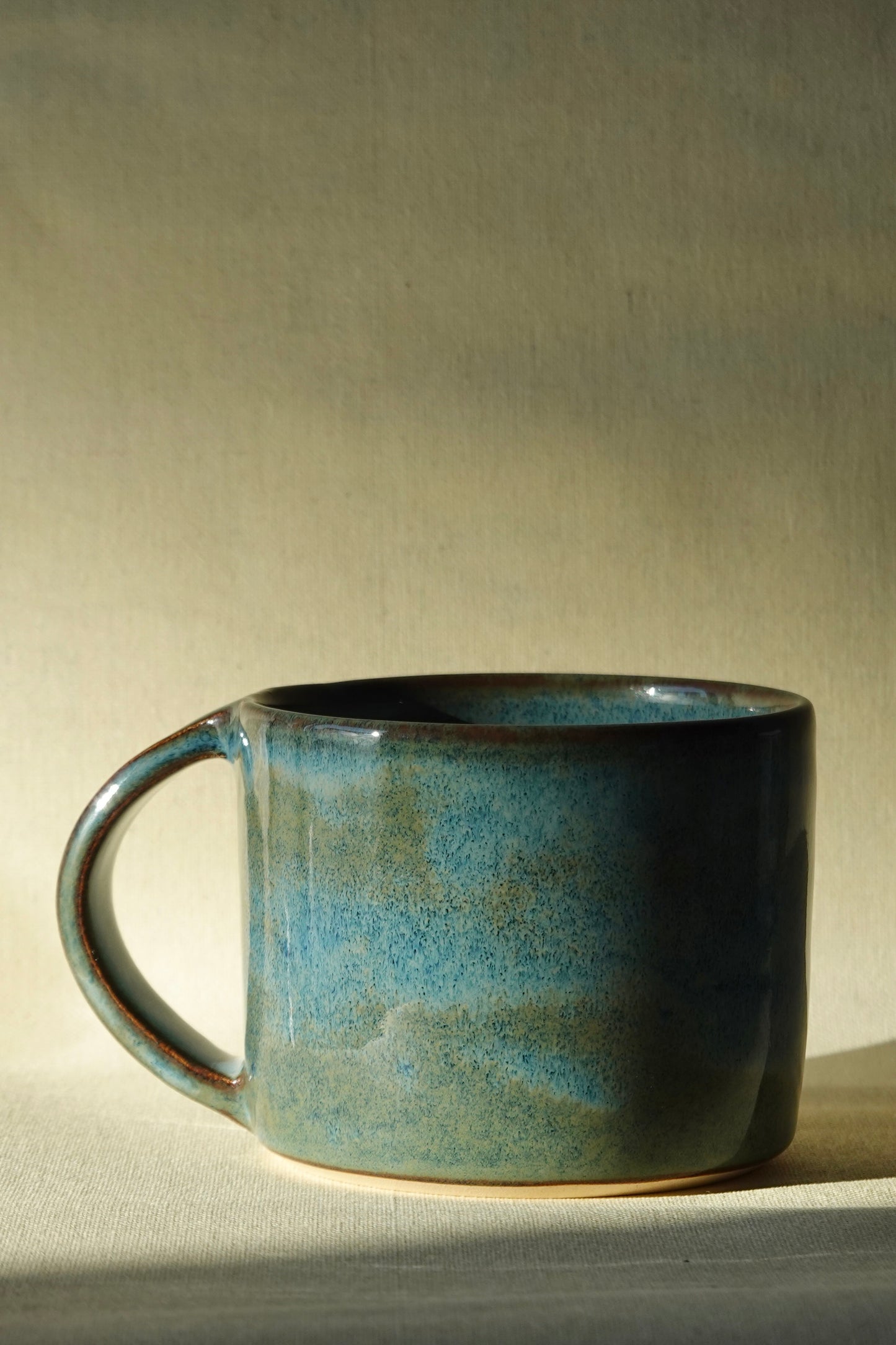Large Blue Mug