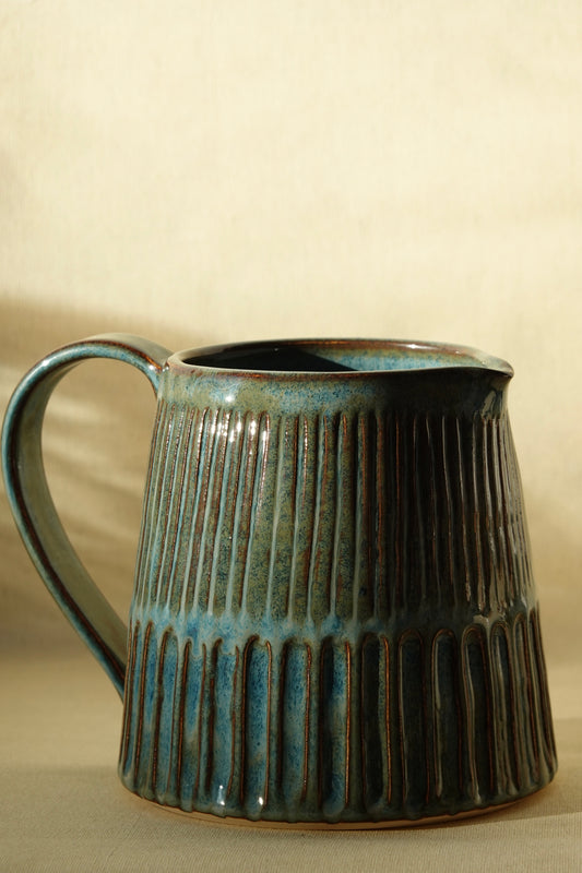 Large Pitcher in Denim Blue