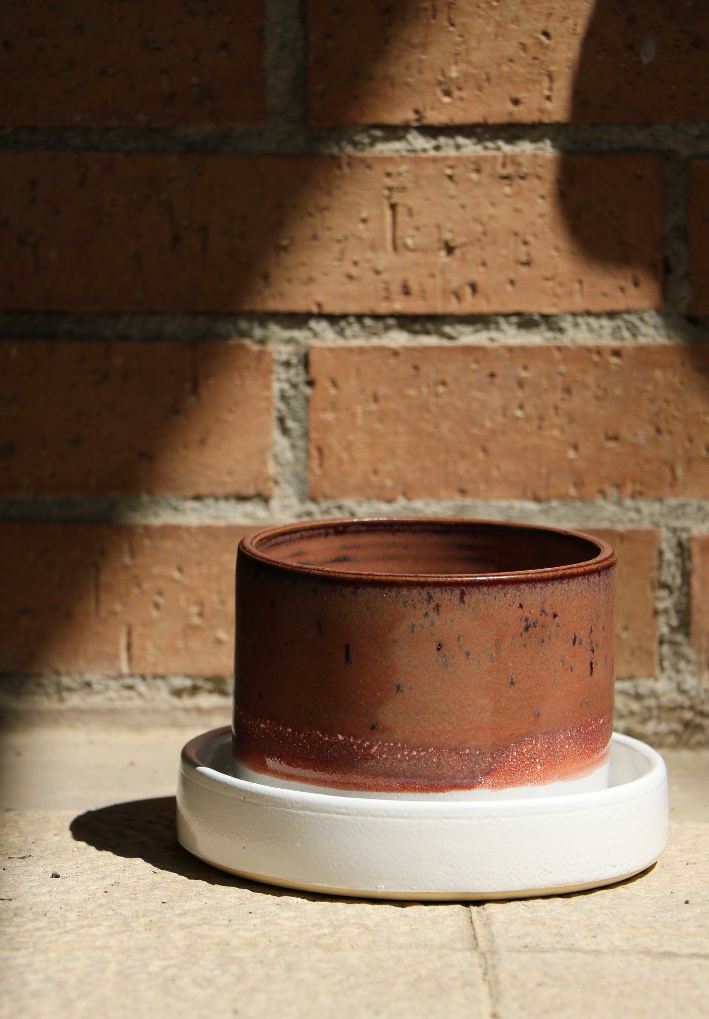 Planter - Pink and White