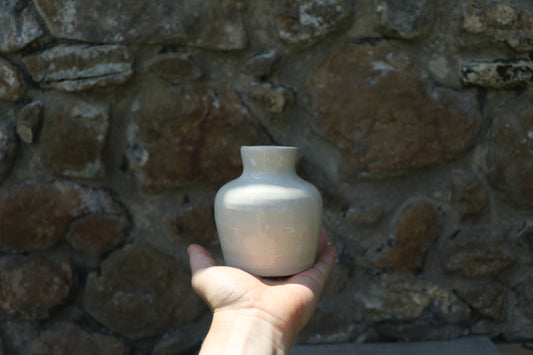 Small white vase
