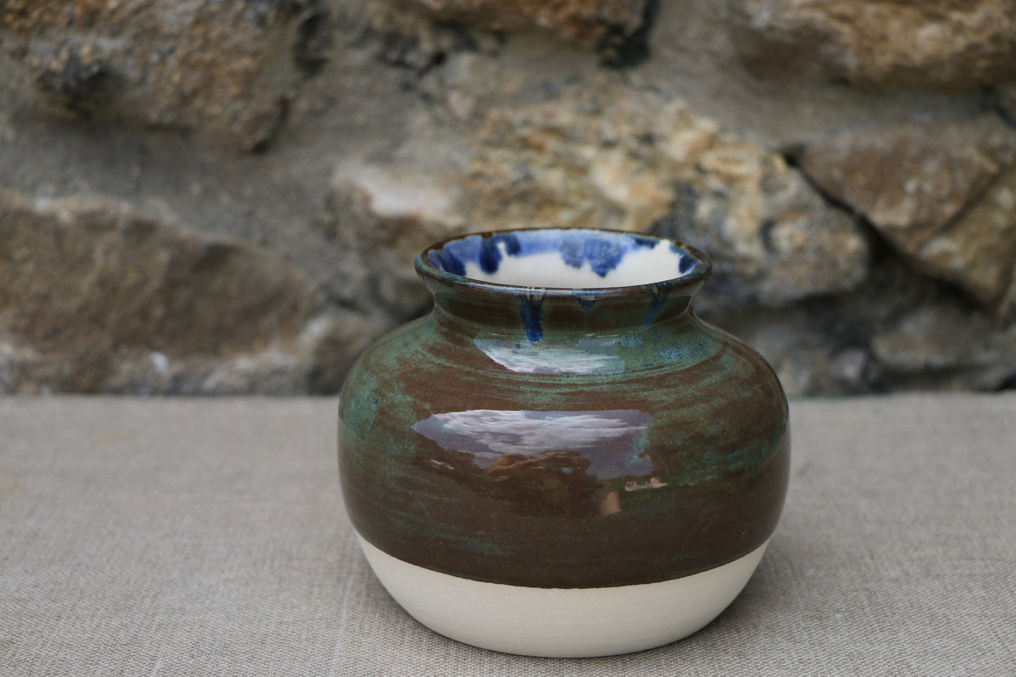 Small round vase