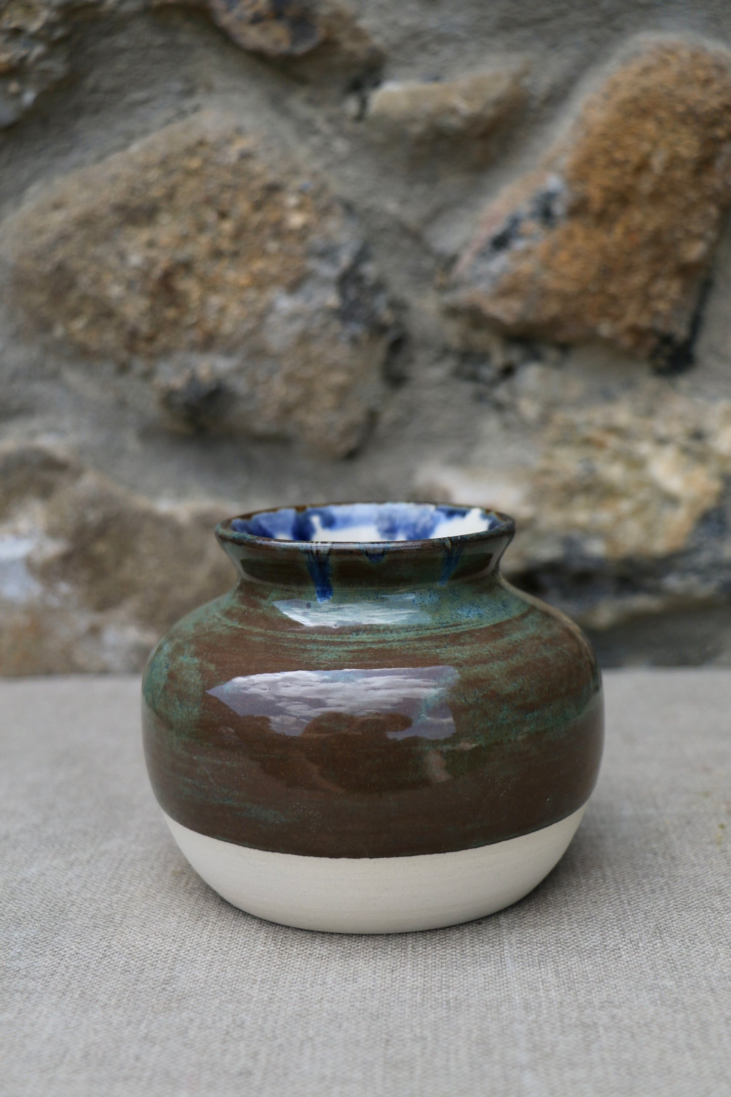Small round vase