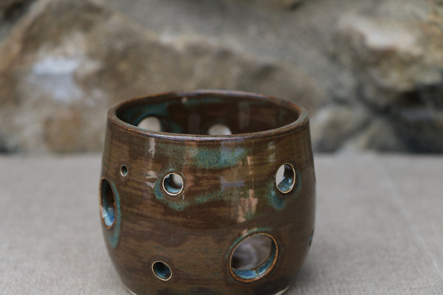 Candle holder or garlic keeper