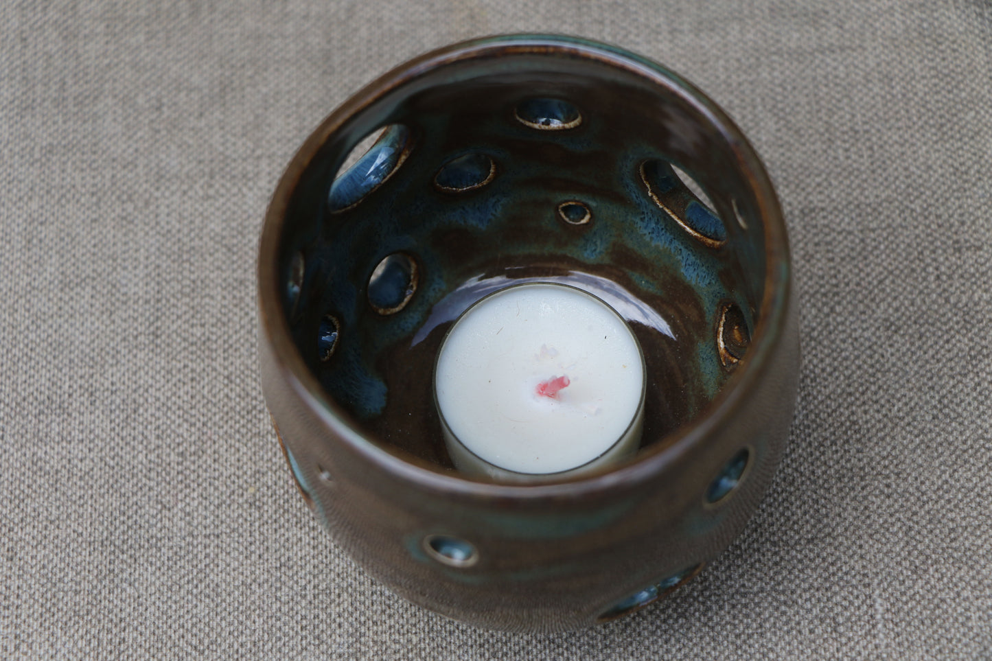 Candle holder or garlic keeper