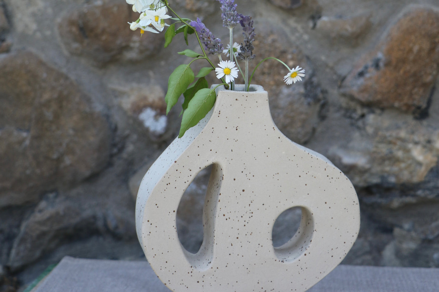 Abstract Vase - Speckled