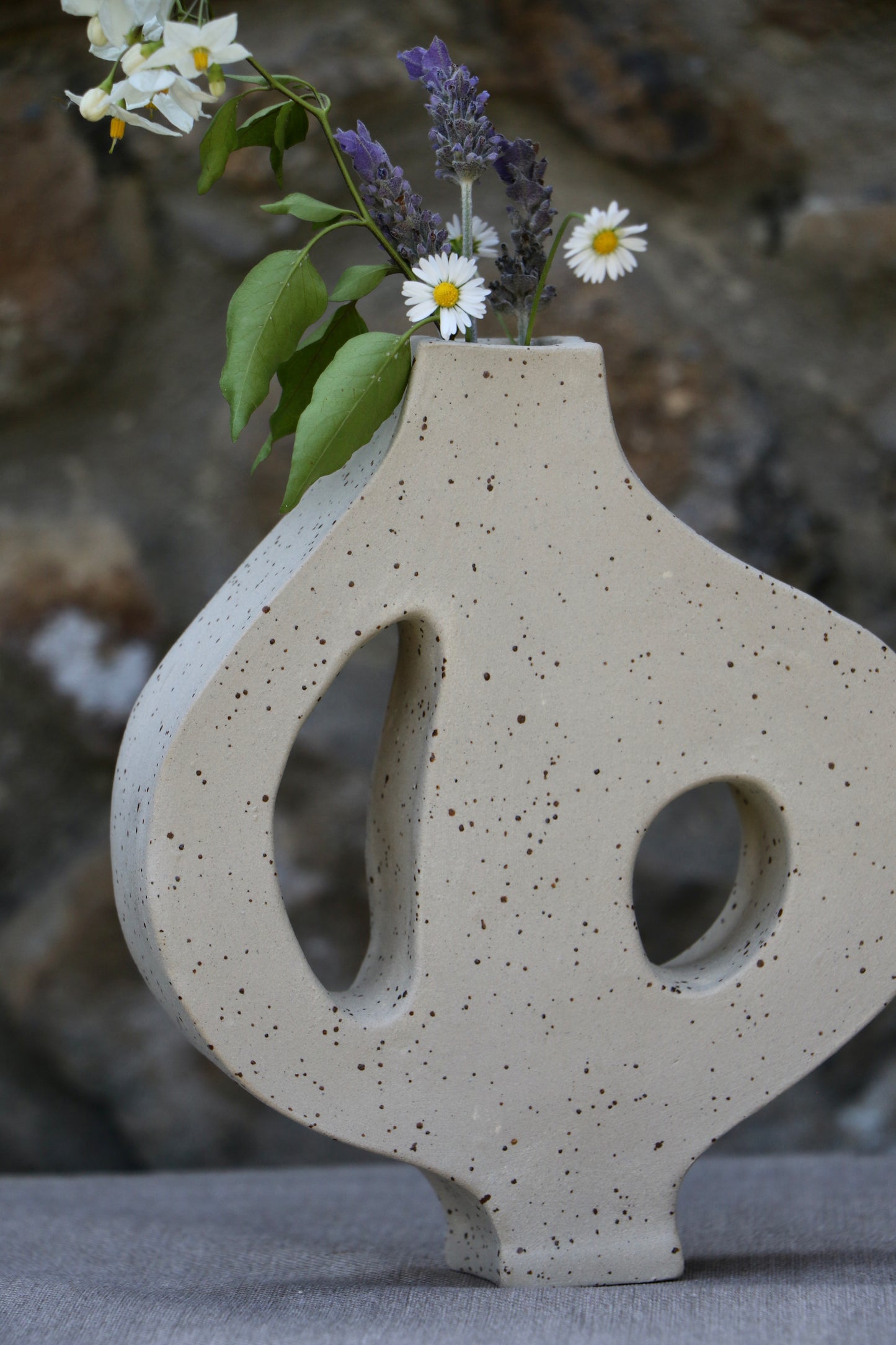 Abstract Vase - Speckled