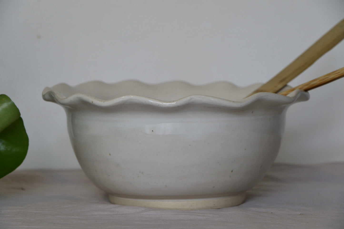 Large White Serving Bowl