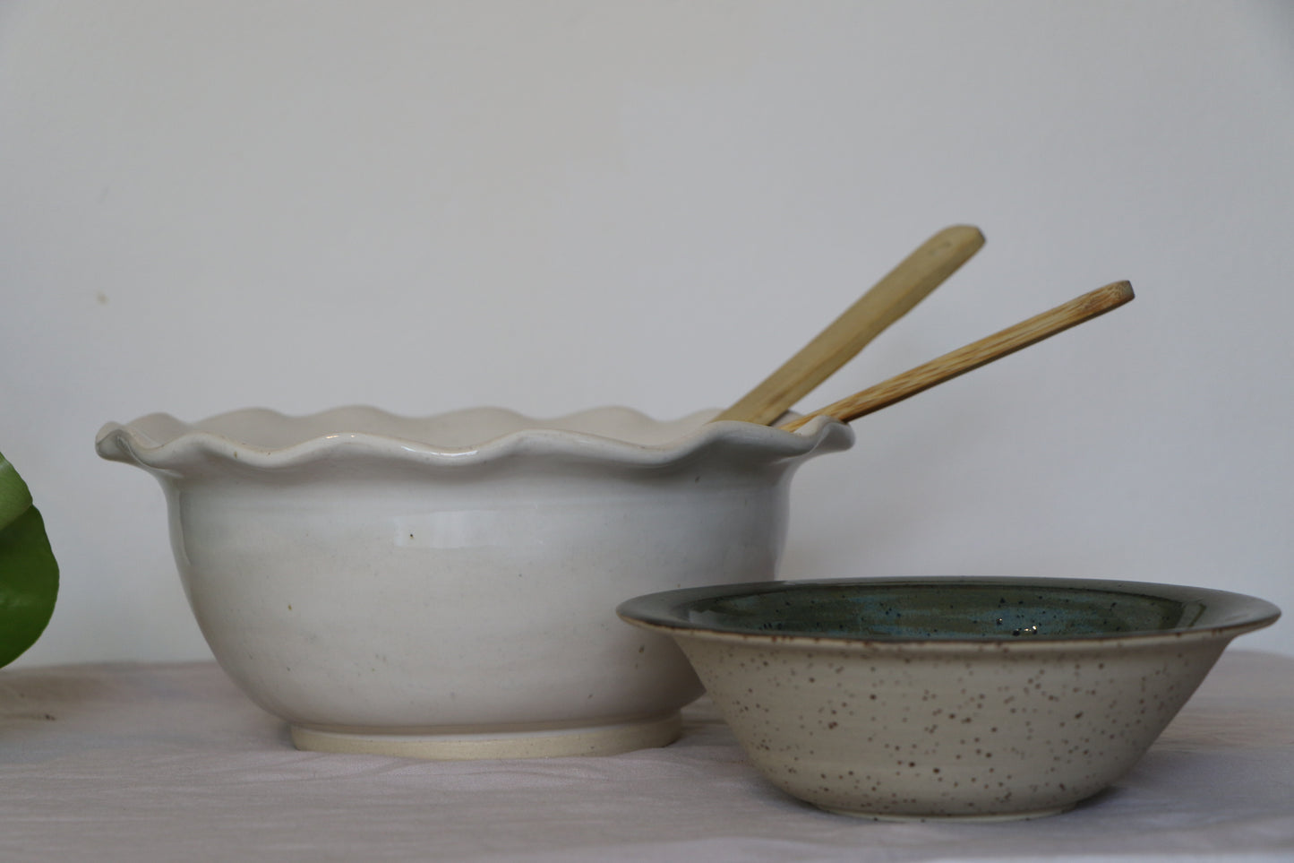 Large White Serving Bowl