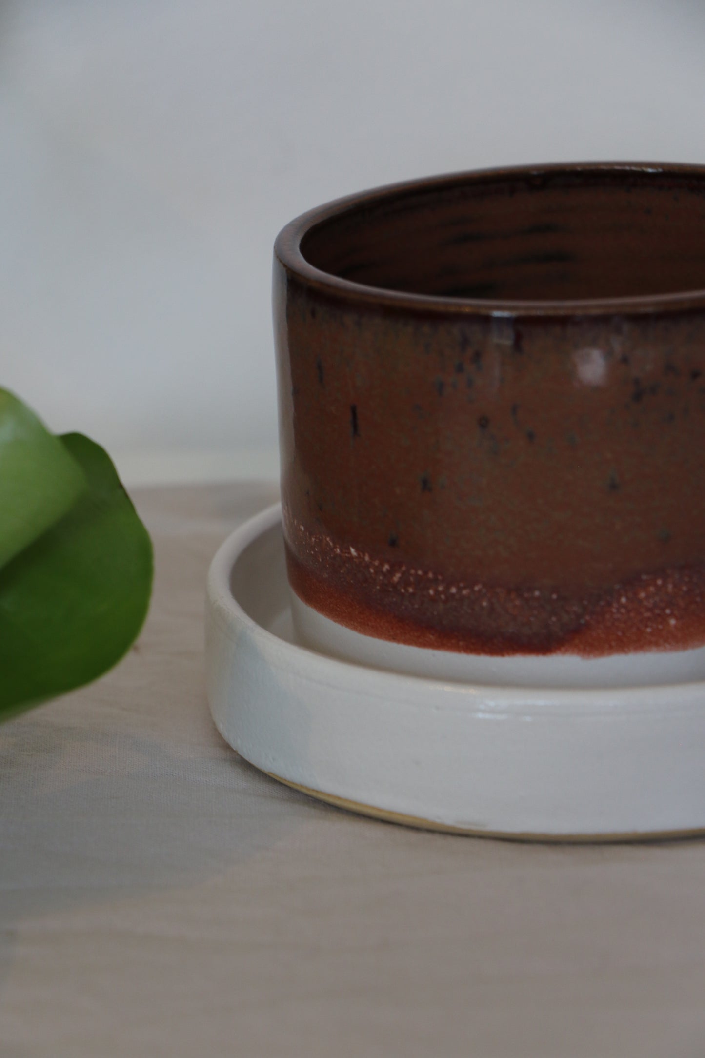 Planter - Pink and White