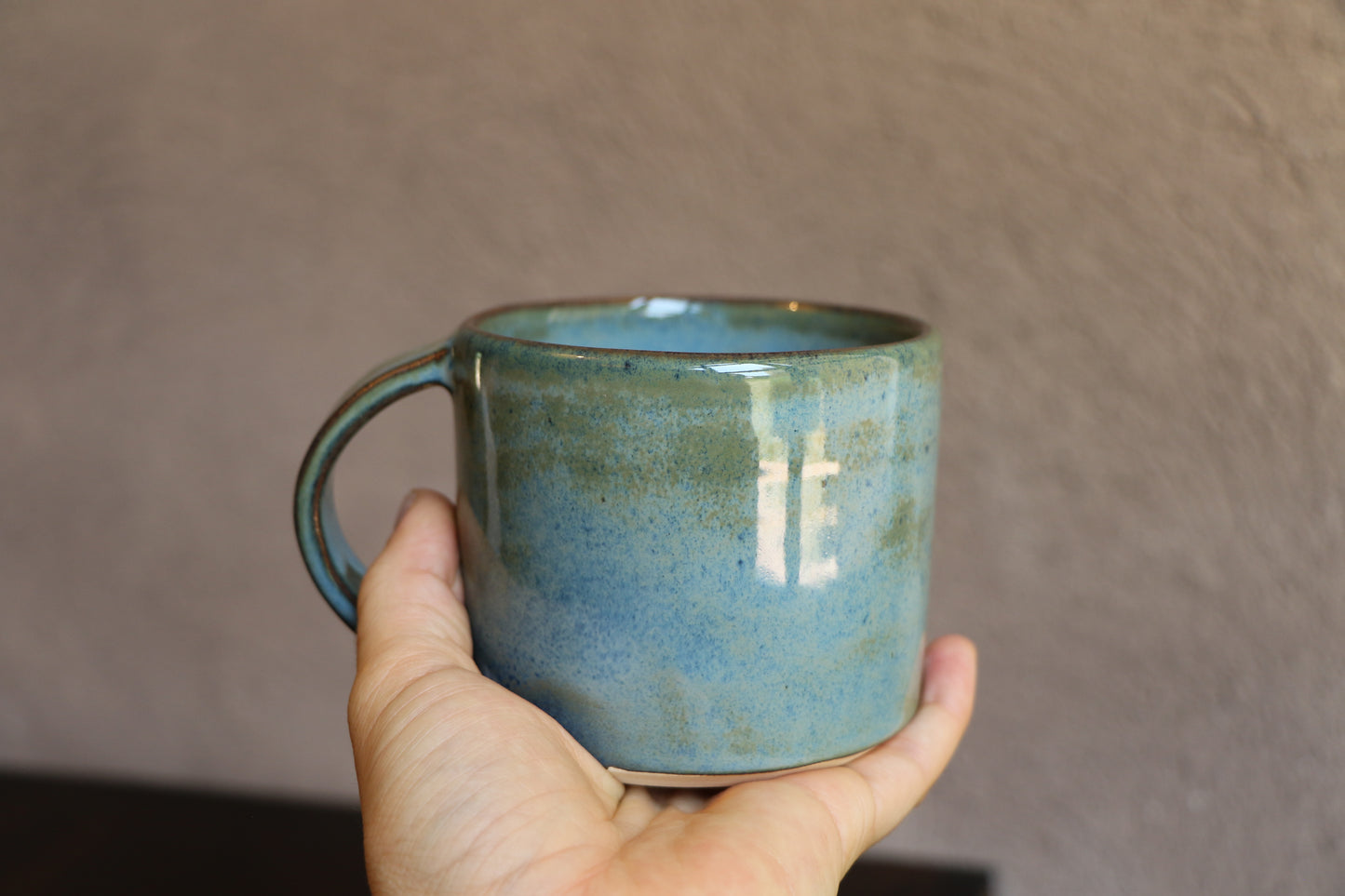 Large Blue Mug