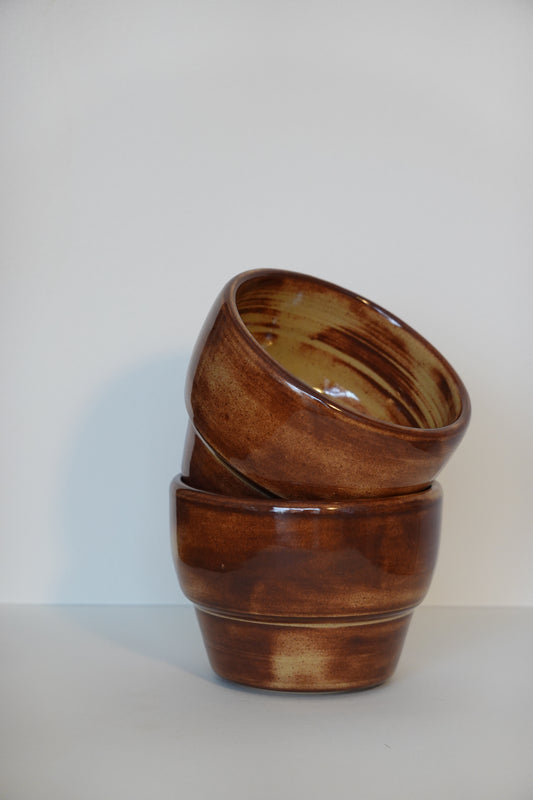 Coffee Cups Set - Earthy red