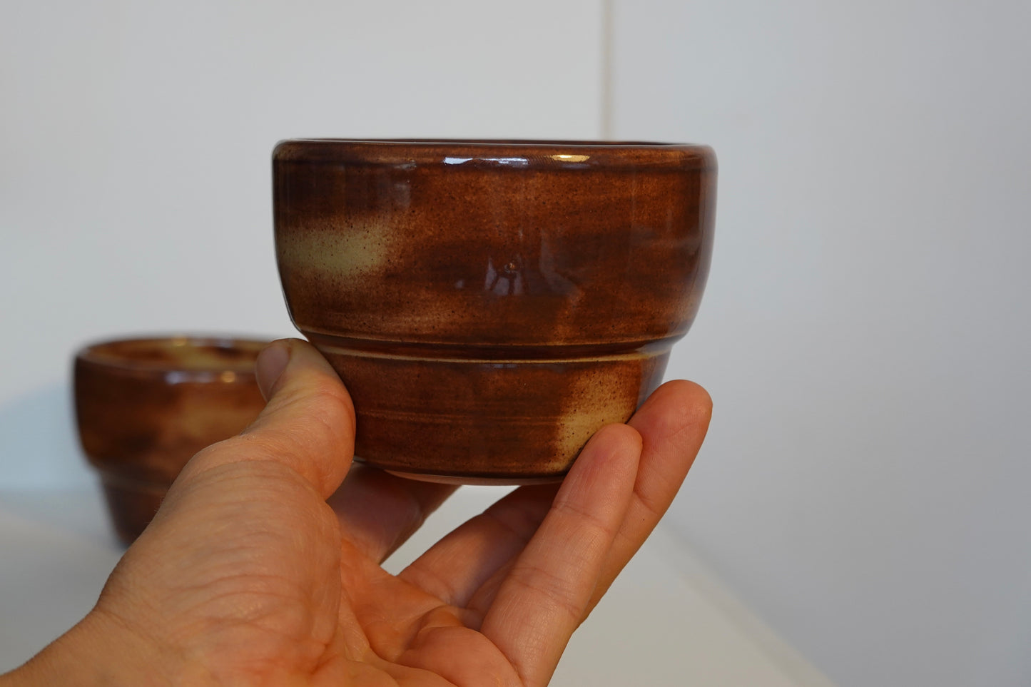 Coffee Cups Set - Earthy red