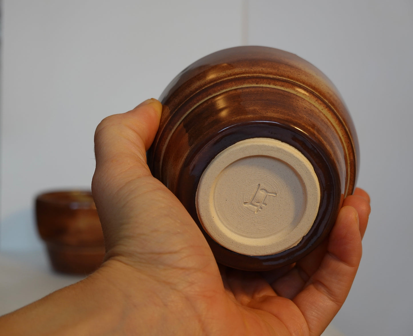 Coffee Cups Set - Earthy red