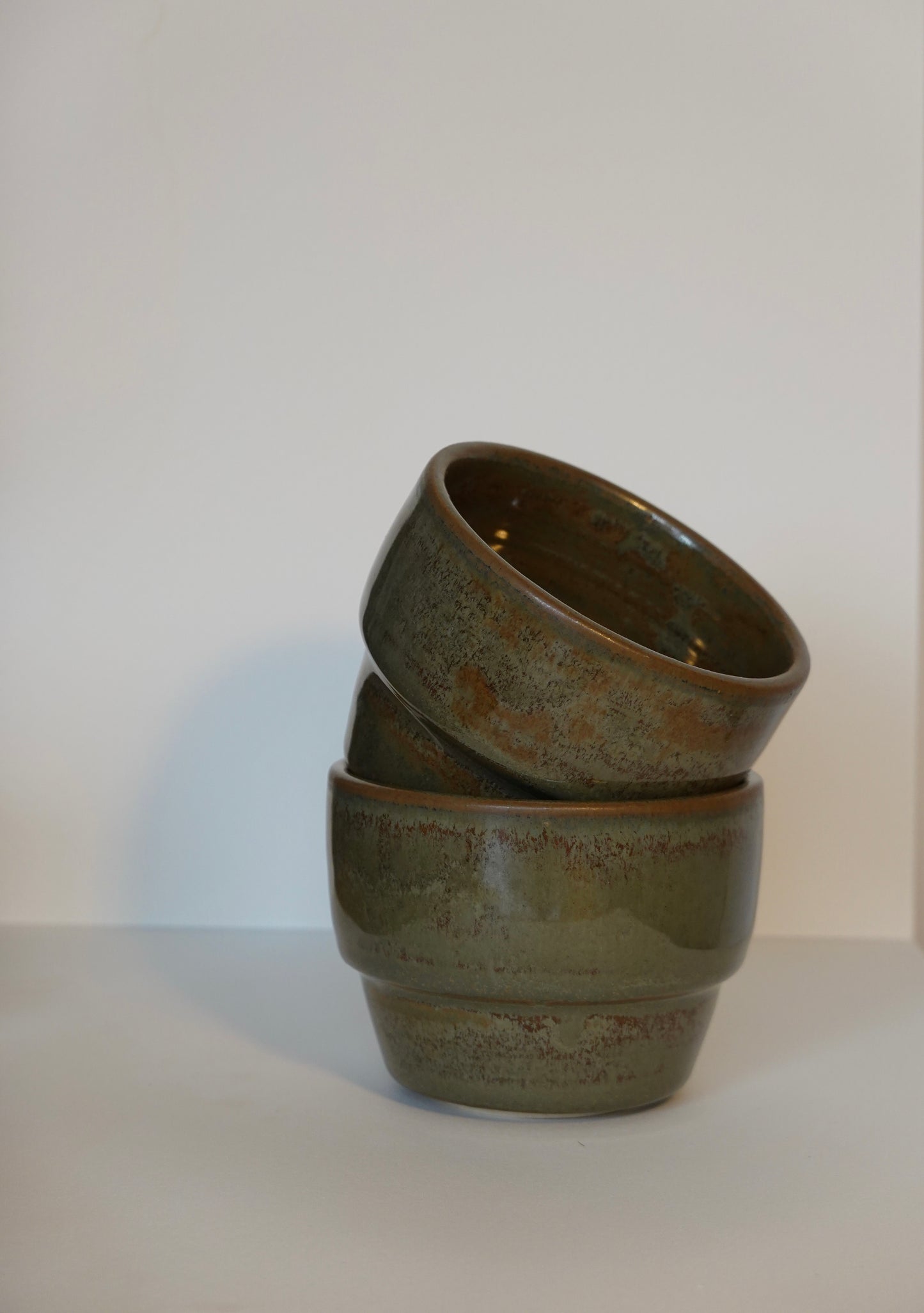 Coffee Cups Set - Olive Green