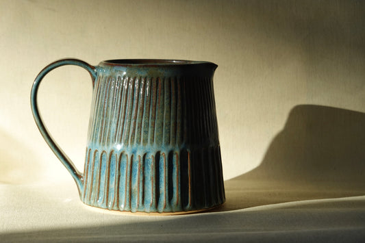 Large Pitcher in Denim Blue