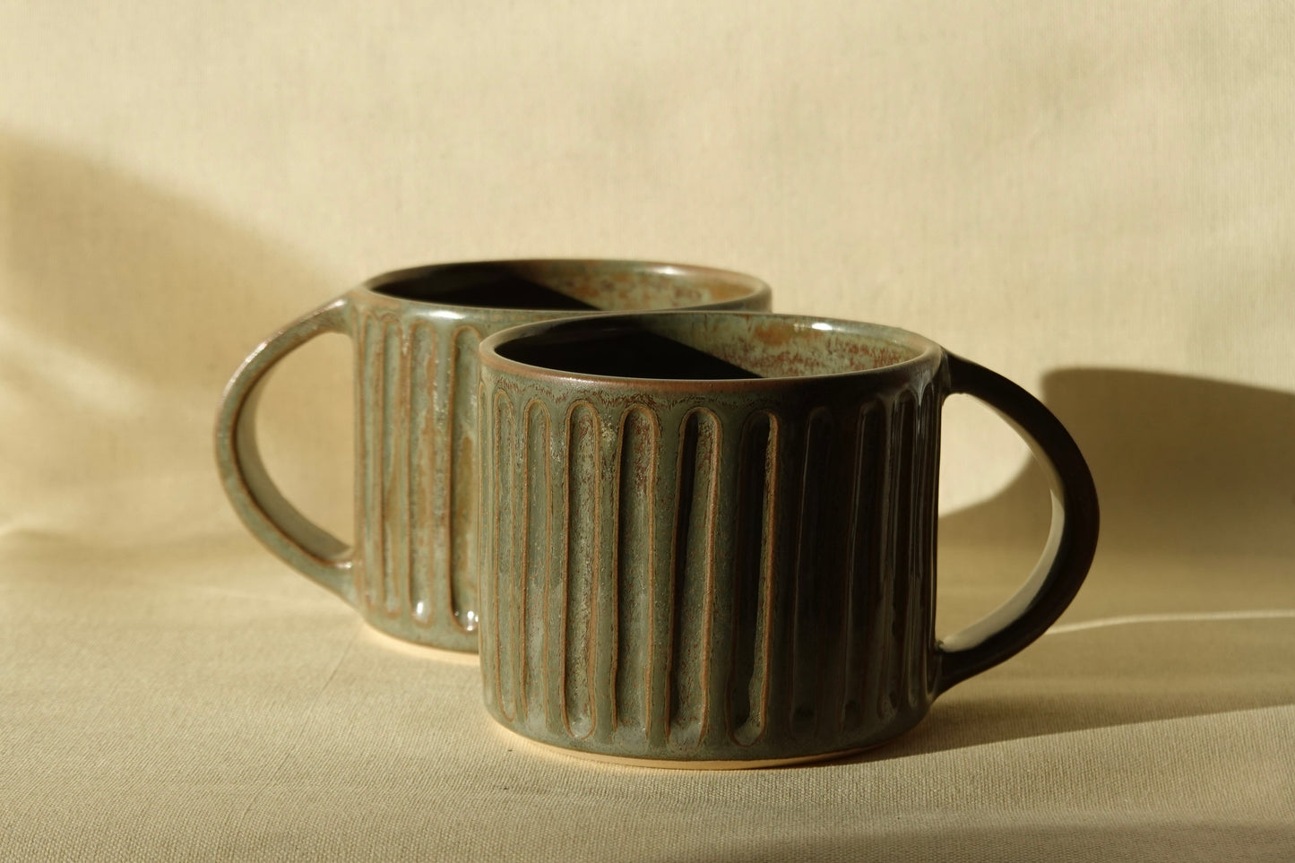 Large Mugs Olive Green
