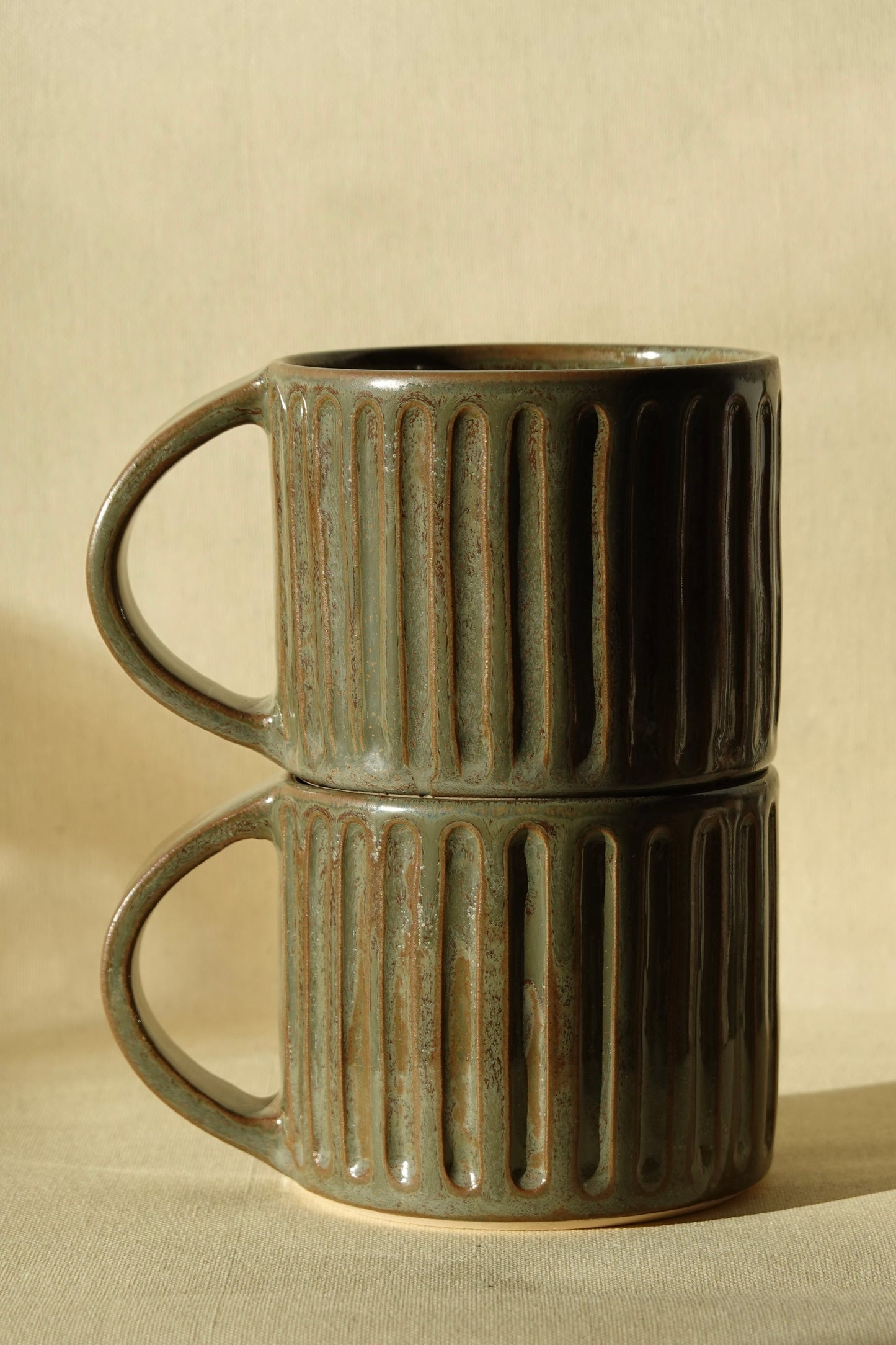 Large Mugs Olive Green