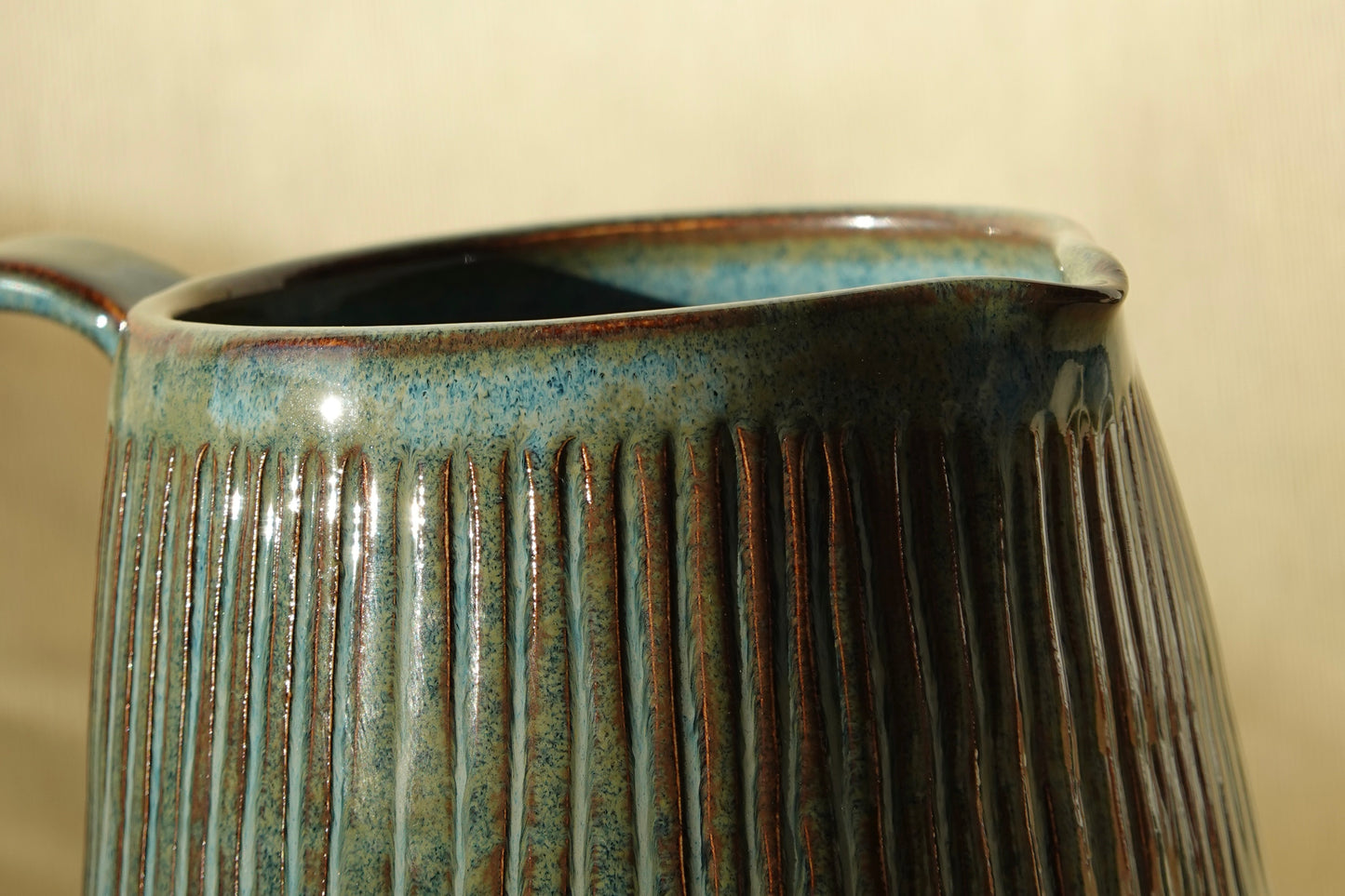 Large Pitcher in Denim Blue